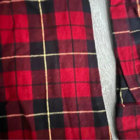 Women’s LL Bean Plaid Slightly Fitted Flannel Top Size XL - Picture 2 of 3